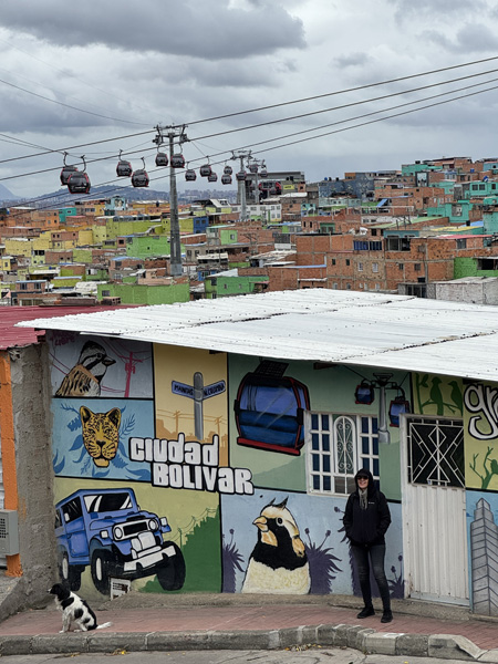 aankomst in ciudad bolivar