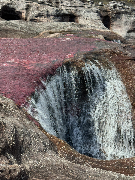 cano cristales roze waterval