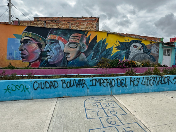 ciudad bolivar muurschilderingen