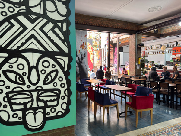 kunstcafe in la candelaria