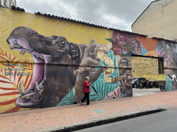 mural in bogota candelaria