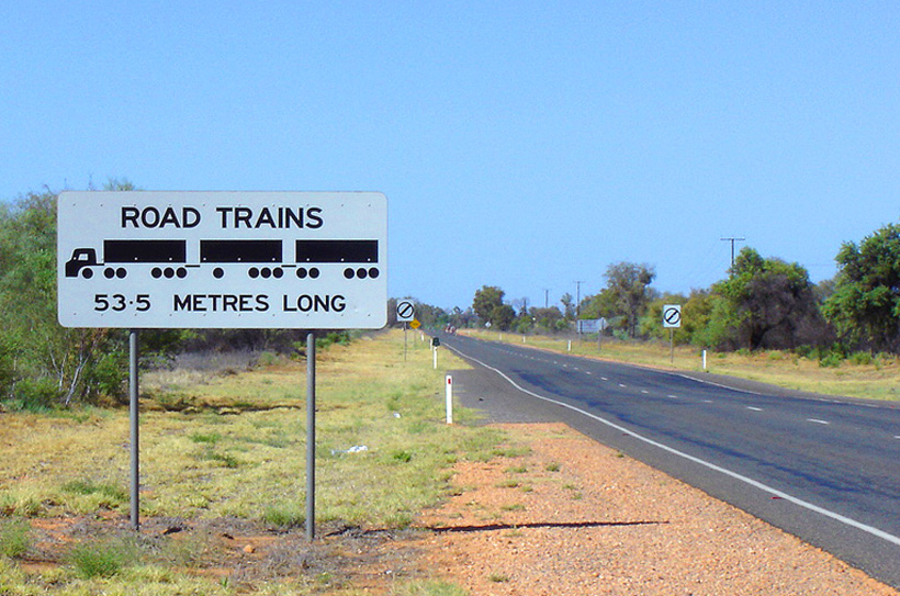snelweg in de Northern Territory