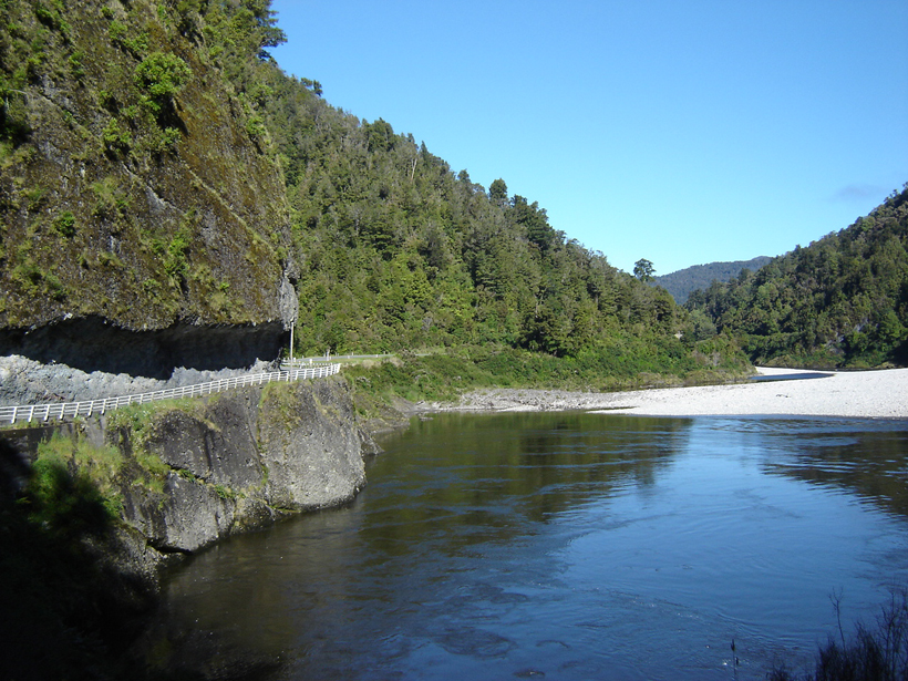 Buller Gorge zuidereiland Nieuw-Zeeland