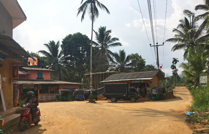dorpje rand Sinharaja regenwoud