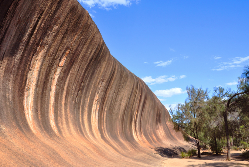 wave rock in western australia