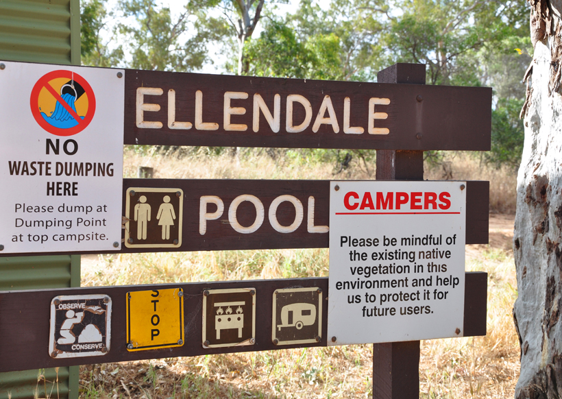 kamperen aan Ellendale Pool