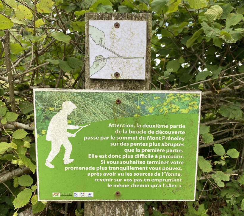 wandeling source de l'Yonne