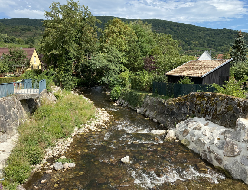 rivier Weiss in Kaysersberg