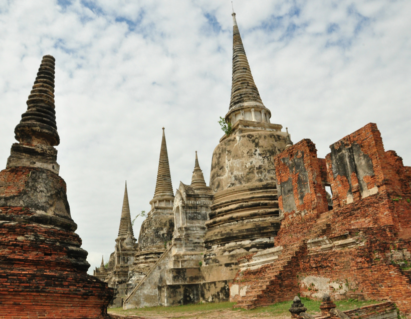 Ayutthaya oude hoofdstad Thailand