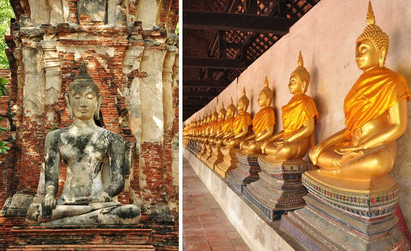 Ayutthaya oude hoofdstad Thailand