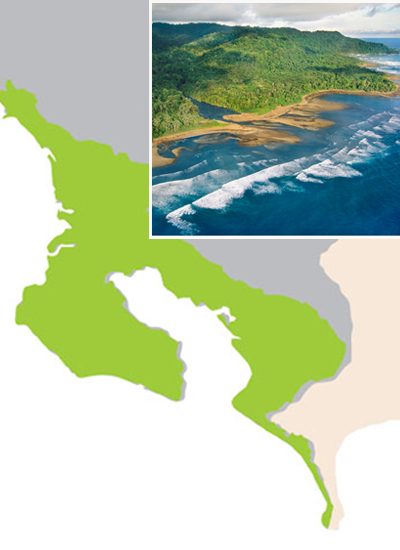 bestemmingen south pacific costa rica