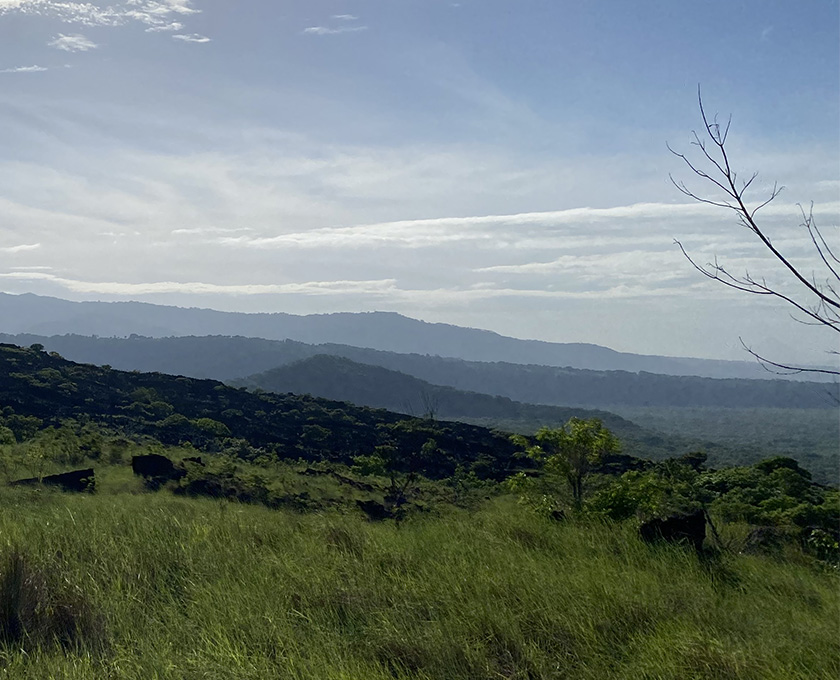 heuvellandschap bij masaya