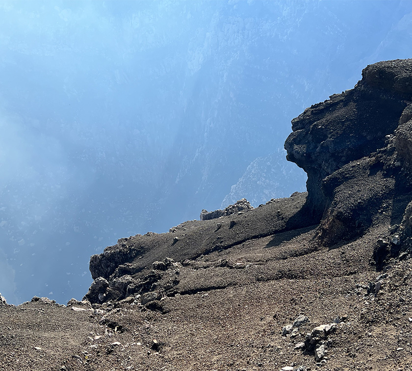 kraterwand vulkaan masaya