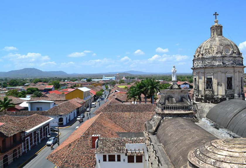 stadsbeeld granada nicaragua