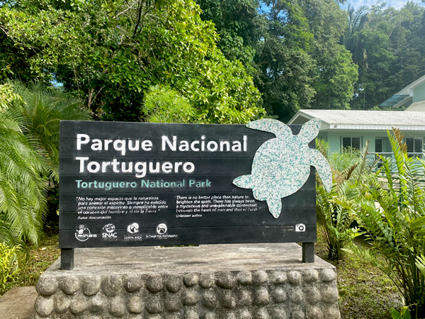 ingang tortuguero nationaal park