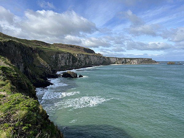 Kustlijn vanaf carrick a rede