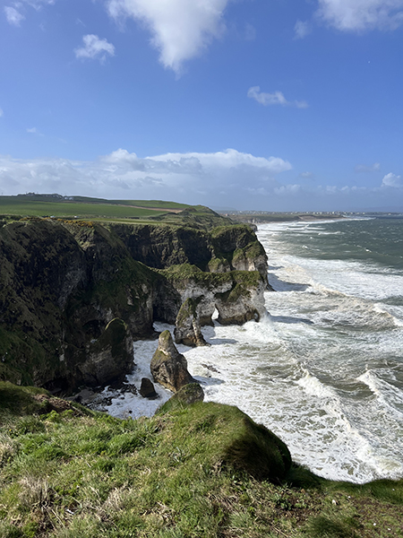 dunluce castle kustlijn