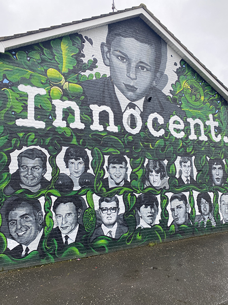 slachtoffers bloody sunday mural