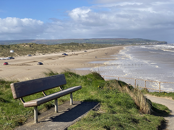 rotspad tot portstewart strand